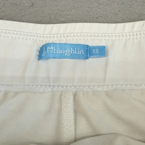 J McLaughlin Skort Lot 2 S Pleated Hem Stretch Golf Tennis Skirt Pink + White - Picture 5 of 16